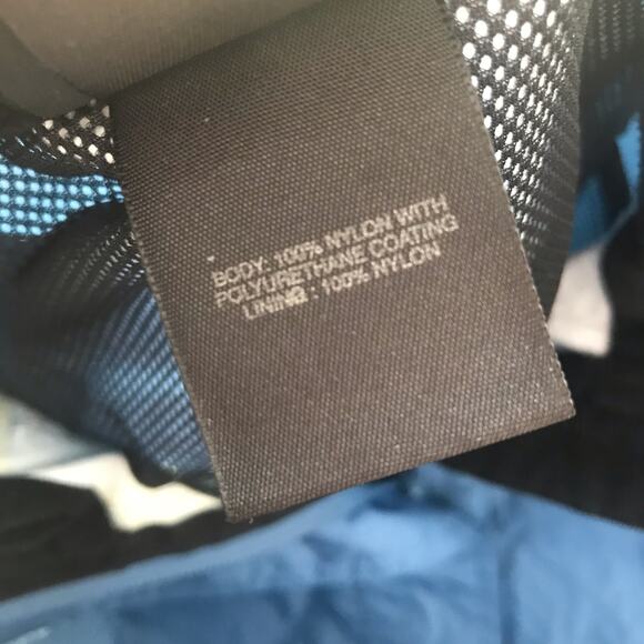 REI Full Zip Rain Blue Jacket Coat with Zipped Pocket Women's Size Small - Picture 9 of 10